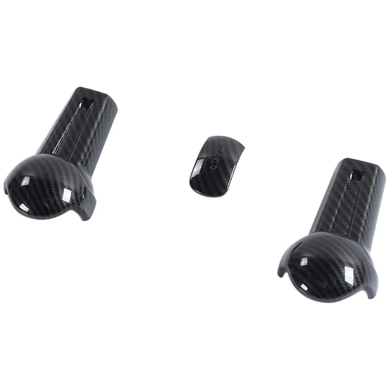 

Car Styling ABS Carbon Fiber Look Gear Shift Knob Decals Trim for Ford Mustang 2015 2016 2017 2018 2019