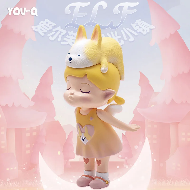 

Cute Toys Genuine Elf ELF Moonlight Town Series Blind Box Tide Play Hand-made Decoration Gift