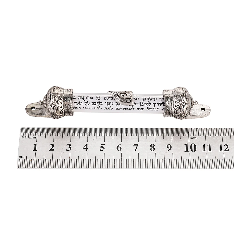 Античная Посеребренная позолоченная Корона Mezuzah Judaica Израиль подарок еврейская