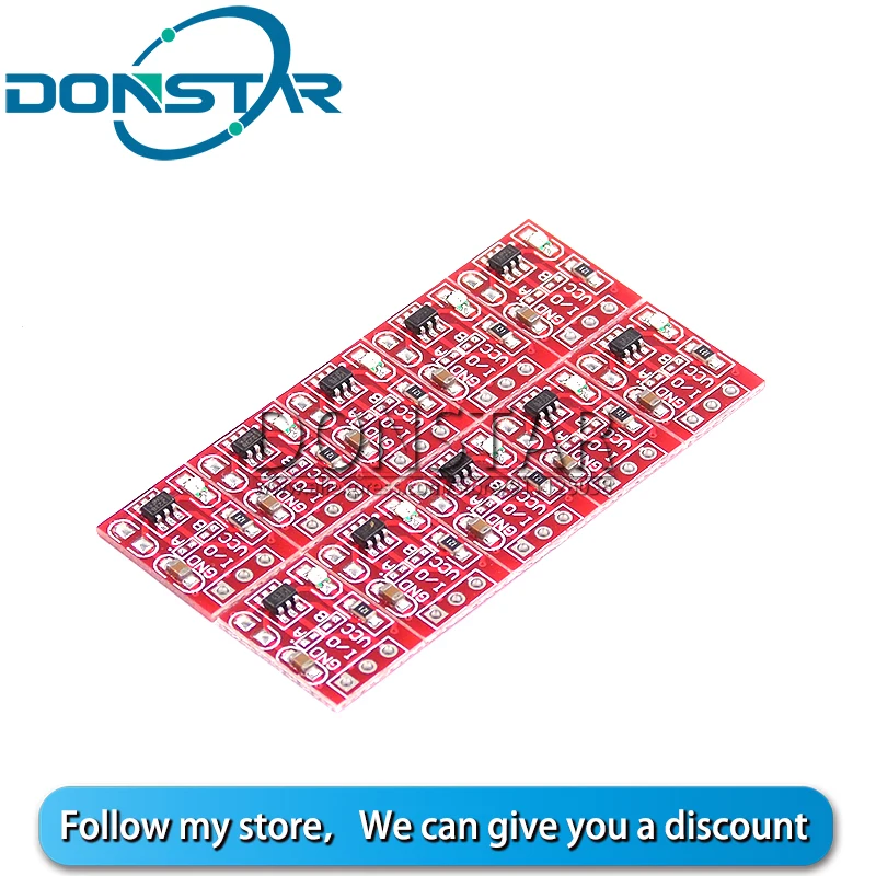 10 шт. TTP223 сенсорный кнопочный модуль самоблокирующийся/не блокирующийся