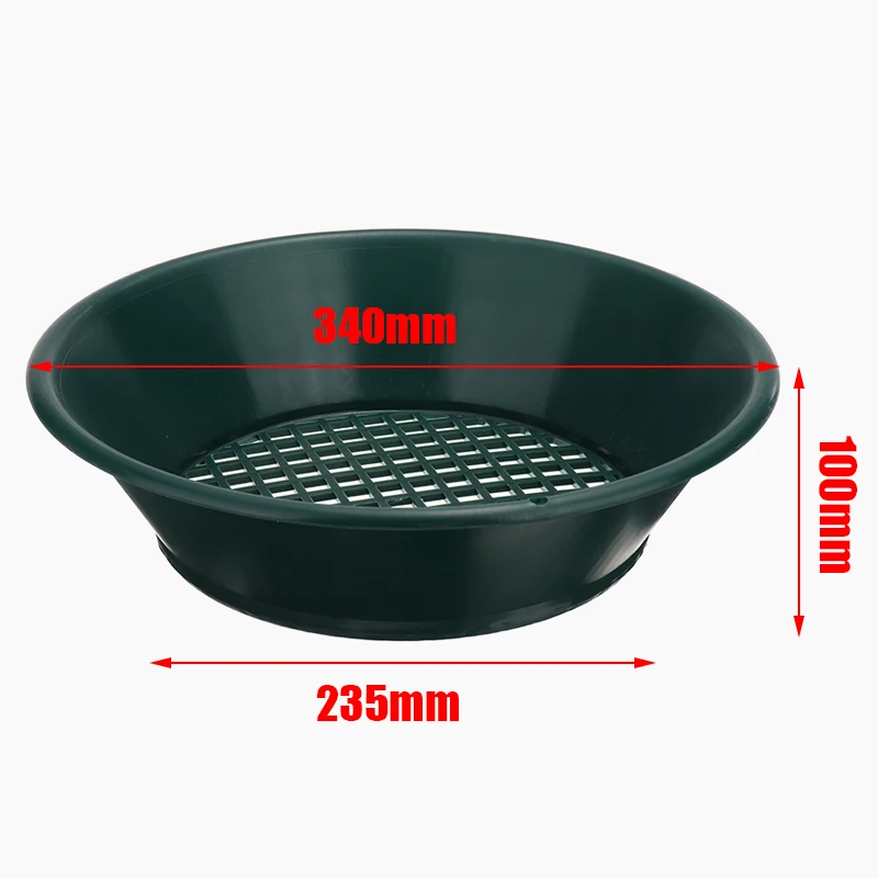 Новый пластиковый зеленый золотой сковорода классификатор сетчатый экран