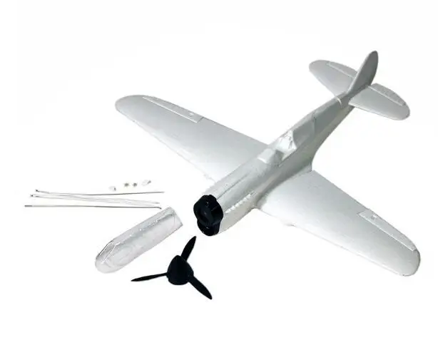 Flyfly 550 мм P40 P 40 EPO Мини RC игрушечный самолет белый комплект бесплатная