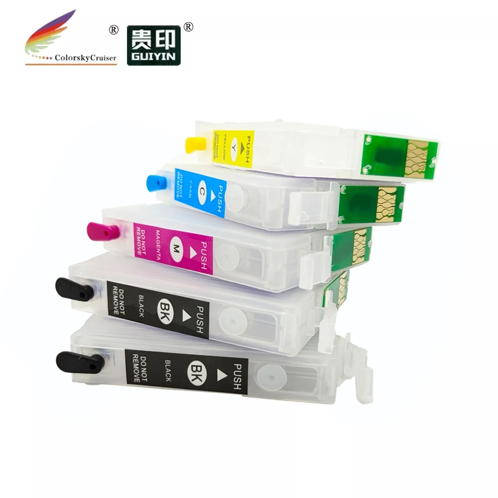 (RCE-73HN-73N) Заправляемый картридж с чернилами для Epson 73HN 73 73N CX8300 CX9300F CX5900 TX110 k/c/m/y |