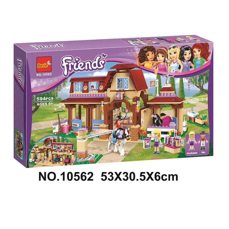 Bela 10562 друзья серия Heartlake Riding Club Модель Строительный блок кирпичи совместим с 41126 друзьями
