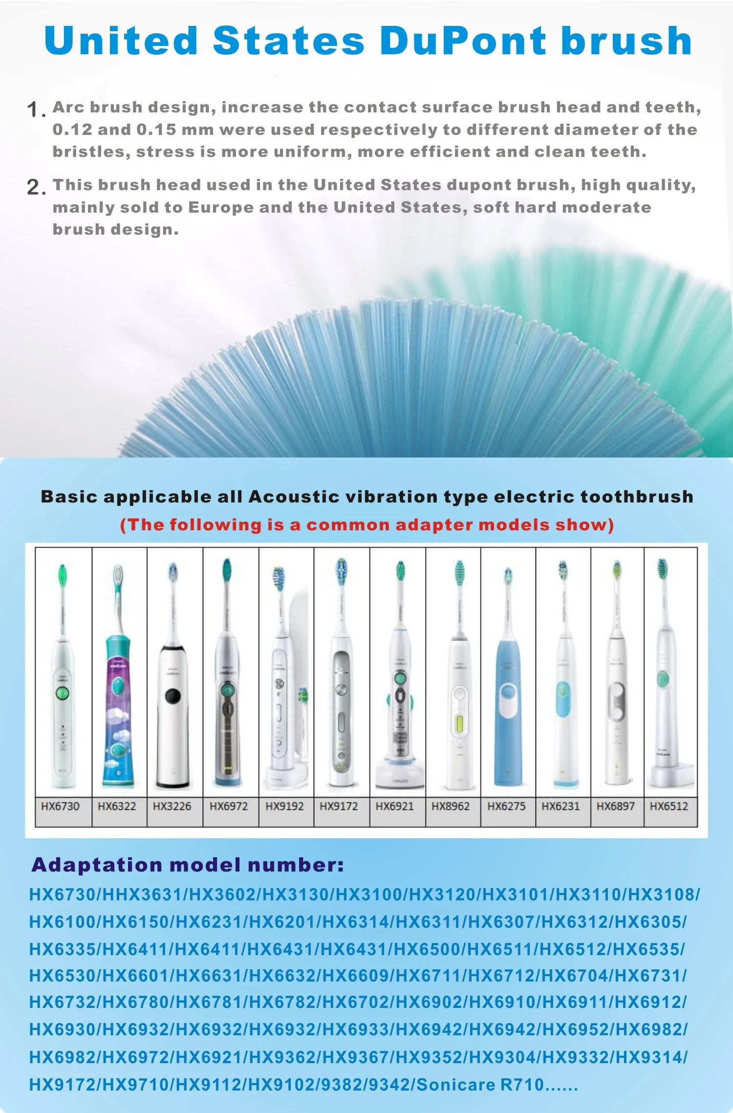 4 шт./лот вибрационные сменные насадки для зубной щетки для Philips Sonicare proresyota HX6014/HX6024/HX6034/HX6064
