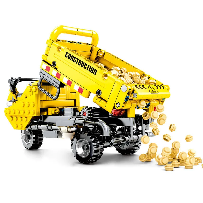 

Children Gifts constructor 491pcs technic city tricycle engineering vehicle building block boy birthday Toys gift