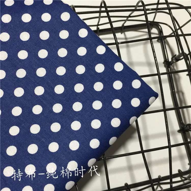 160x50 см твиловая хлопковая ткань темно синего цвета с изображением лесных