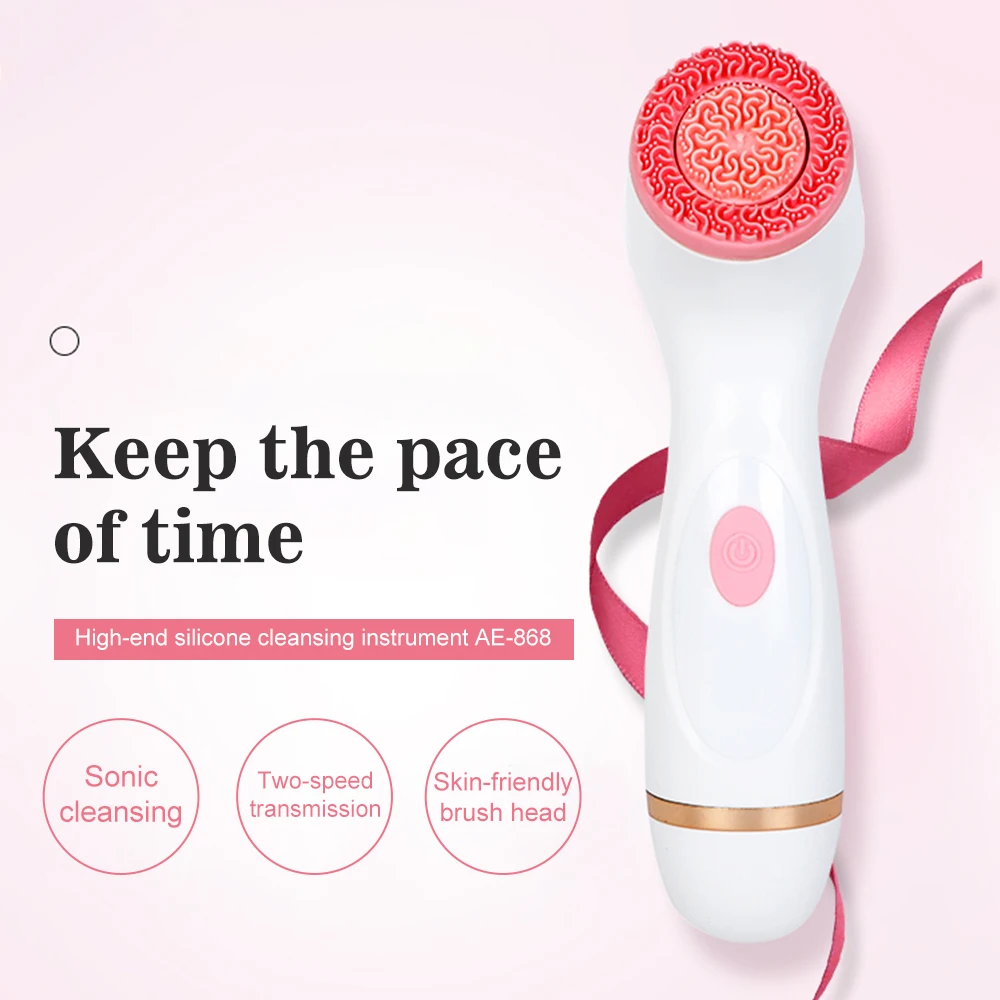 

Effective Face Cleansing Brush Set Deep Pore Cleaning Remove Blackhead Clean Pores Rechargeable High Frequency Silicone