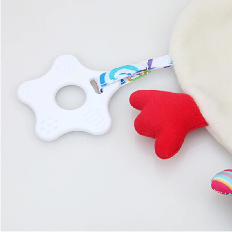 

2021 Striped Rabbit Appease Towel Toddler Infant Elephant Blanket Soothing Towel Kid Bed Plush Early Education Development Toy