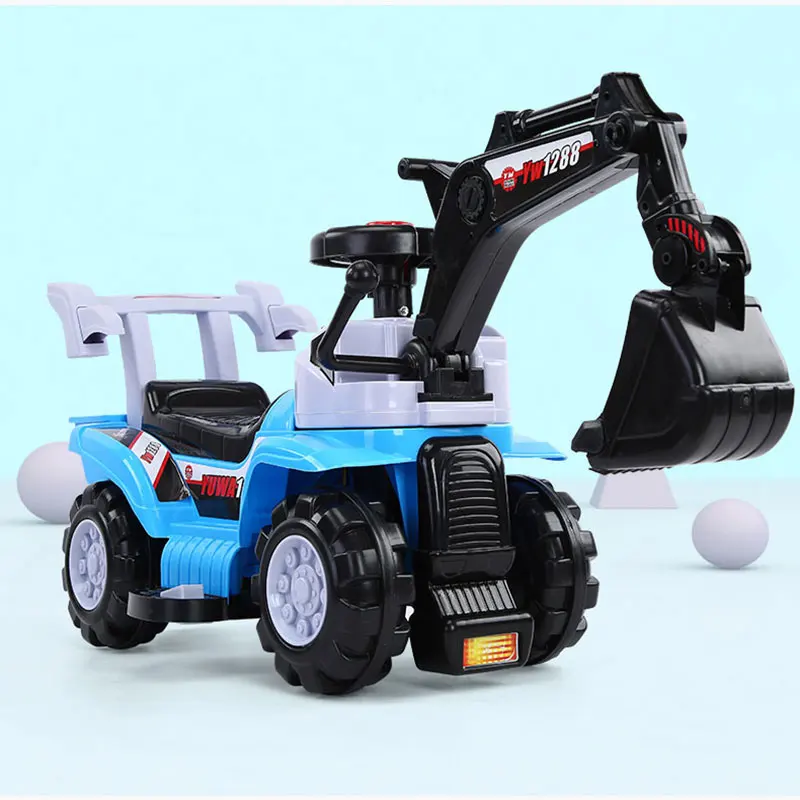 Model1 blue Детский Электрический автомобиль для детей езды на автомобиле Электрический для ребенка детский экскаватор игрушка электрические игрушки для катания Детские машинки для детей - Цвет: Model1 blue