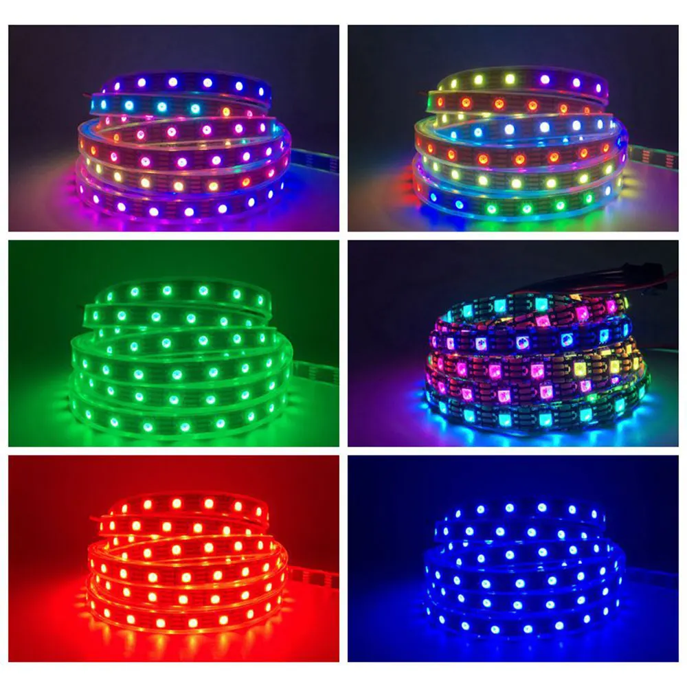 DC12V 5 м WS2815 (обновление WS2813) RGB Светодиодный точечный светильник индивидуально