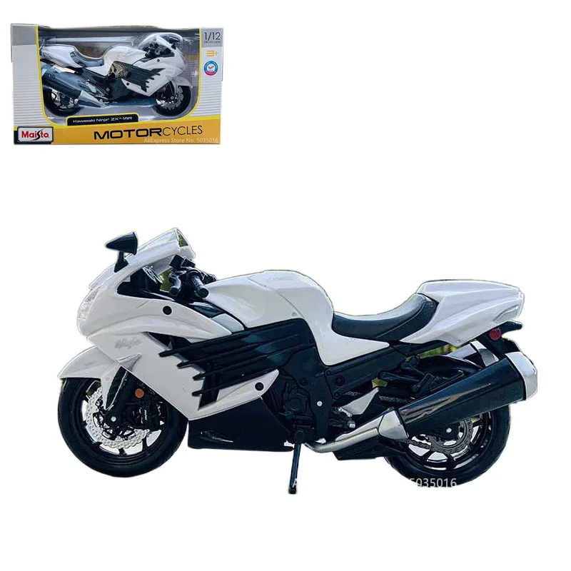 

Static Die Cast Vehicles Collectible Motorcycle Model Toys Maisto 1:12 Kawasaki Ninja ZX-14R Factory Edition