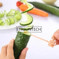 150pcs plastic manual spiral screw slicer fruit vegetables carrot cucumber potato spiral slicer knife kitchen tools