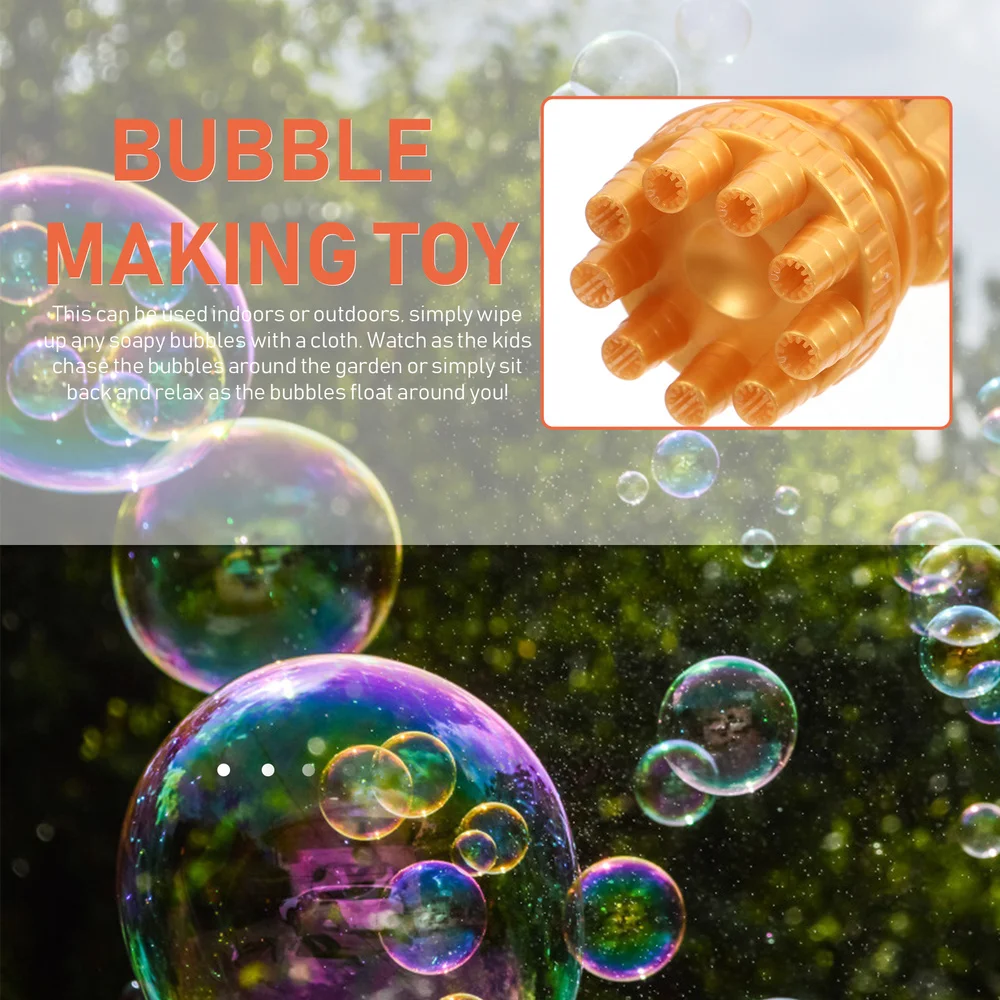 

1 Set Electric Bubble Blower Plastic Bubble Maker Kids Bubble Making Toy