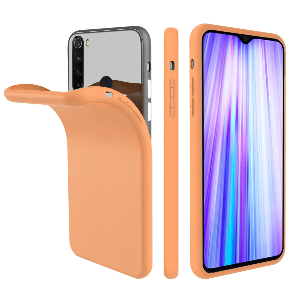 For Xiaomi Redmi Note 8T 9S 9 Pro Case Candy Colors Mi 10 A3 Soft TPU Built-in Velvet Material | Мобильные телефоны и