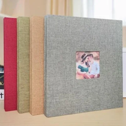 

Cloth baby growth album 1-10 inch film covered and pasted DIY creative gift album exquisite handmade album