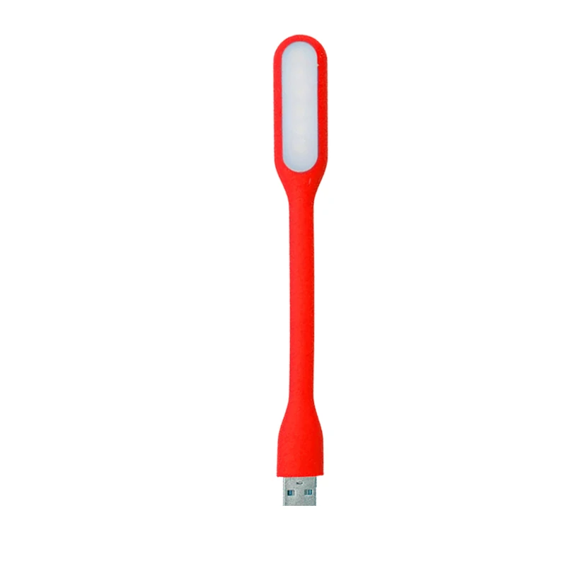 Red BRELONG мини-usb ночной Светильник СВЕТОДИОДНЫЙ гибкие светодиодные лампы для чтения настольная лампа для мобильного Мощность ноутбук адаптер переменного тока 1,2 W 5V - Emitting Color: Red