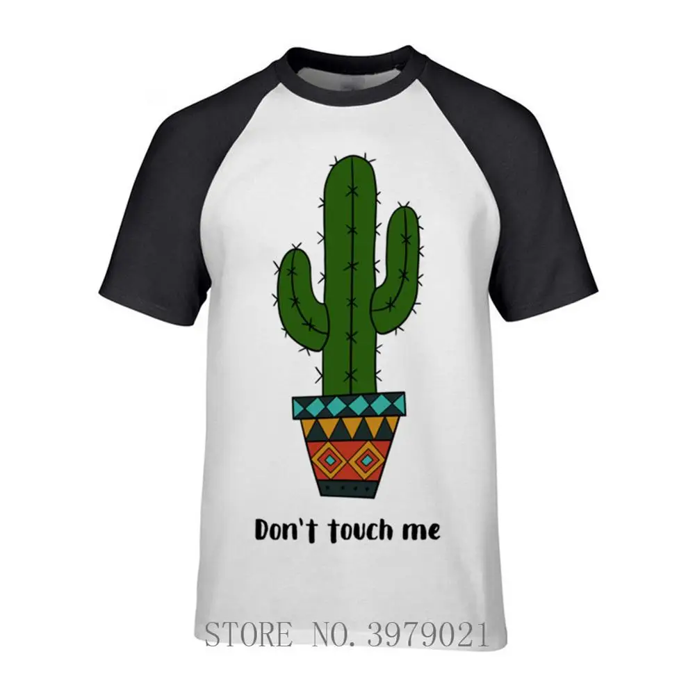 Забавная Мужская футболка из 100% хлопка с принтом Don't Touch Me короткими рукавами и