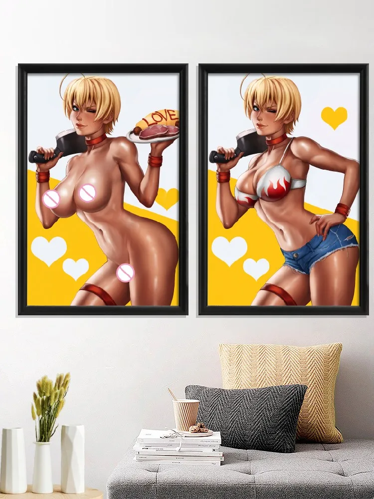 FWS сексуальная обнаженная девушка мультфильм еда войны Shokugeki No Soma Mito Ikumi Kawaii аниме