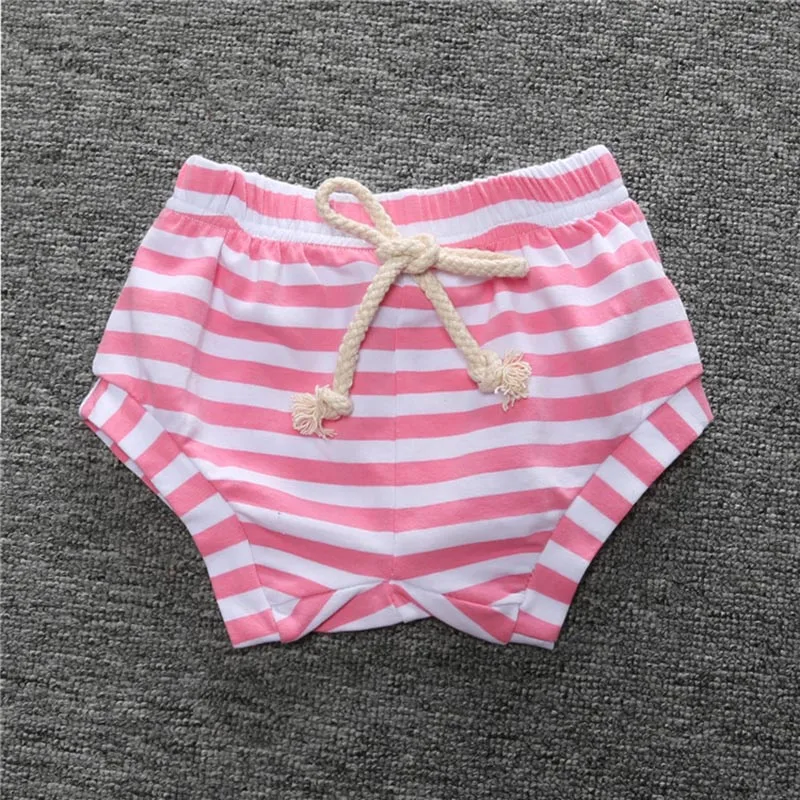 Милые мешковатые шорты для маленьких мальчиков и девочек летние полосатые