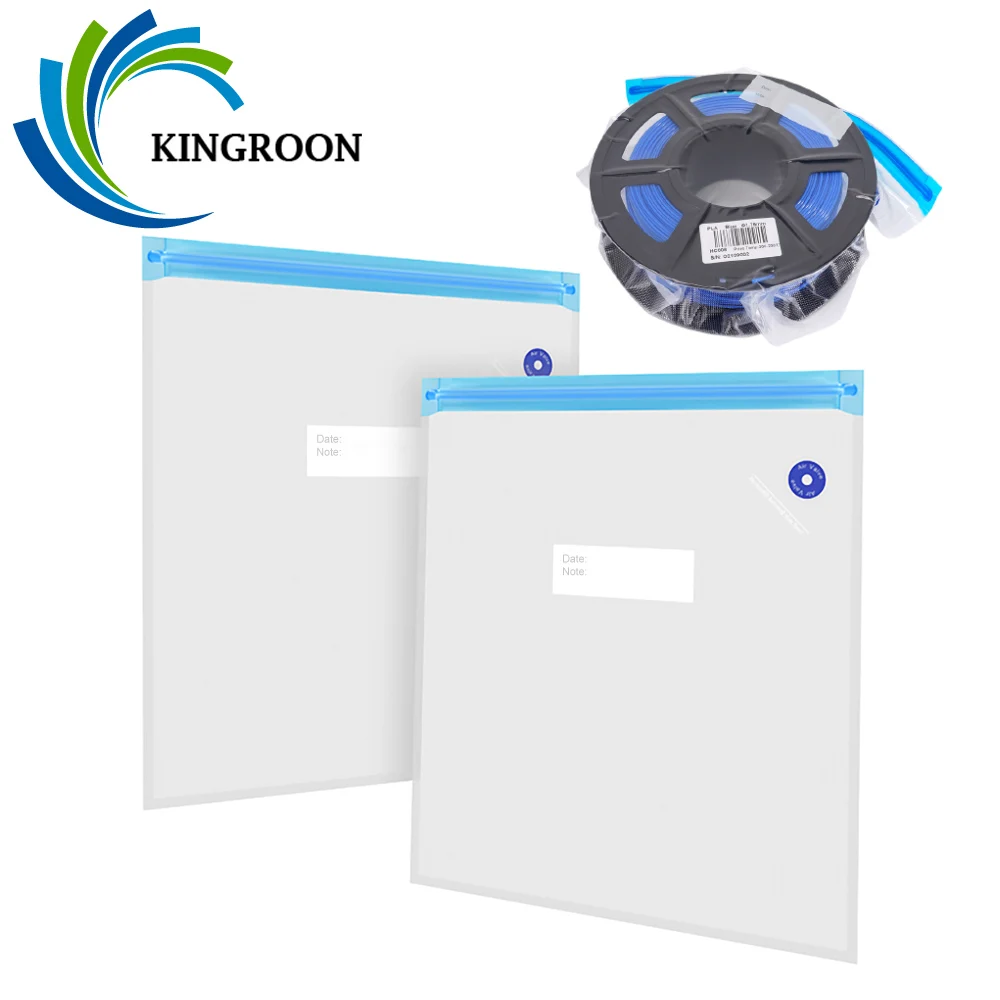 KINGROON PLA ABS TPU Vacuum Bag Filament Storage Bag 3D Printer Filament Dryer Safekeep Humidity Resistant 3D Printer Parts images - 6