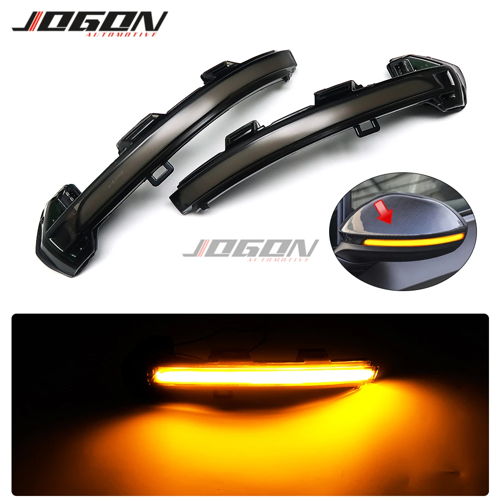 

LED Dynamic Turn Signal Light Side Mirror Indicator Blinker Sequential Lamp For Volkswagen VW Passat B8 2015 2016 2017 Arteon