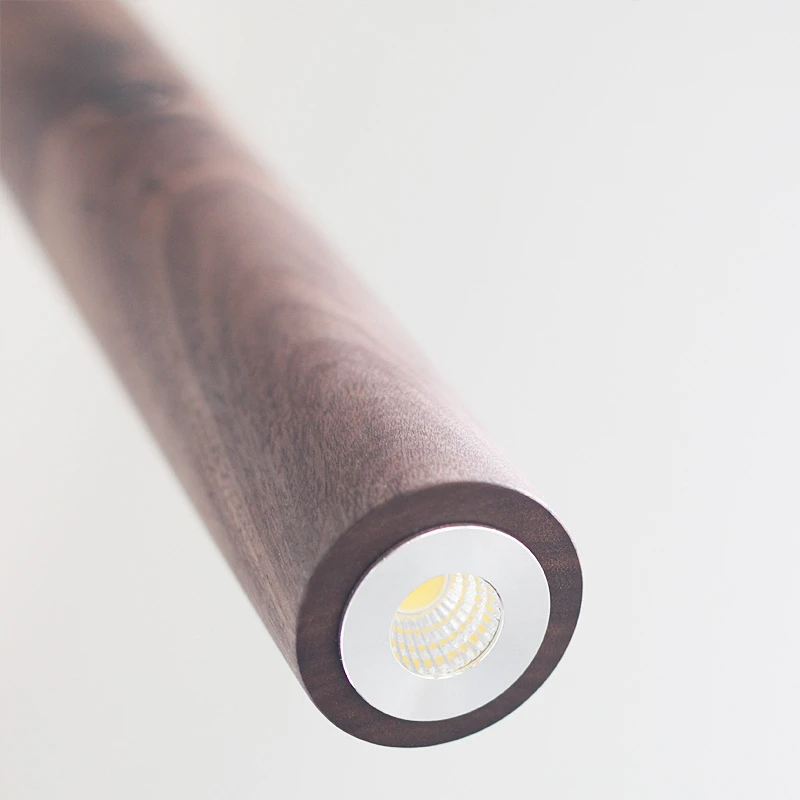 Цена Современные деревянные подвесные светильники для столовой, мебели, подвесной светильник, ресторан, орех, бук, внутреннее освещение, светоди...