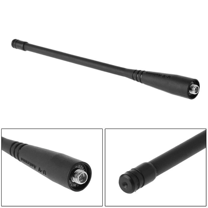 For BaoFeng Antenna SMA-Female UHF/VHF 136-174/400-520 MHz For UV-5R UV-82 GT3 5R walkie-talkie antenna Dual band 17CM