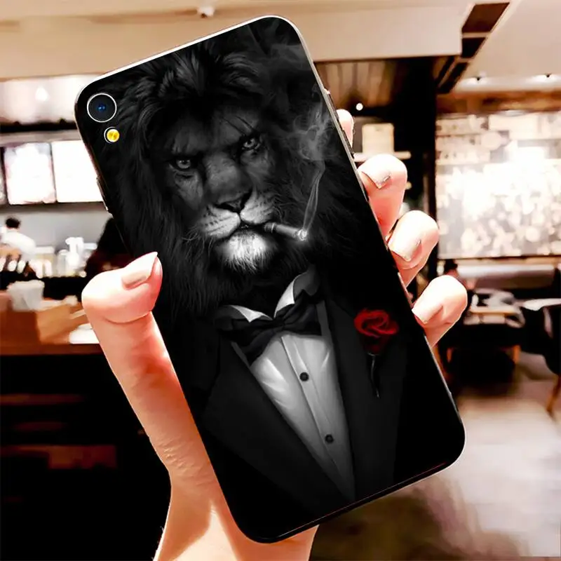 

HPCHCJHM Man Suit Shirt DIY Printing Phone Case cover Shell For Vivo Y91c Y17 Y51 Y67 Y55 Y93 Y81S Y19 Y7S Case