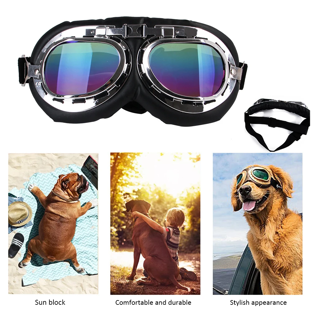 

Pet собачьи очки, для средних и больших собак, домашним животным, ПЭТ очки для животных Водонепроницаемый ветронепроницаемая собака защитные...