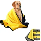 Впитывающее полотенце из микрофибры, впитывающее полотенце для ванной, машинная стирка, для маленьких, средних и больших собак, кошек