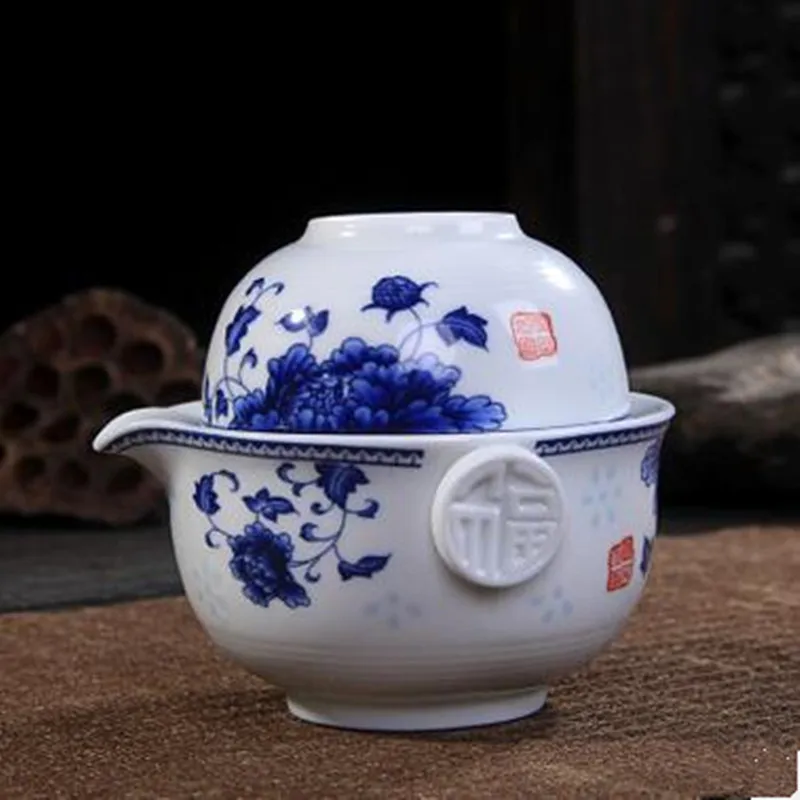 Чайный сервиз CJ226 включает в себя 1 чайник чашка элегантный gaiwan красивый и простой