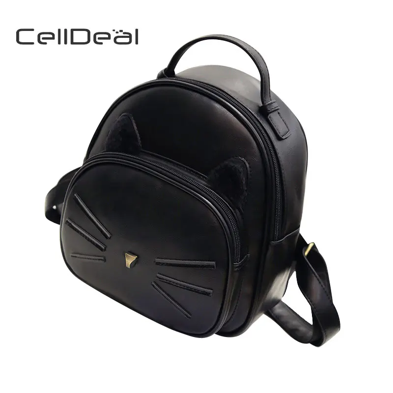CellDeal высокое качество кавайный рюкзак с кошачьими ушками модный подростковый