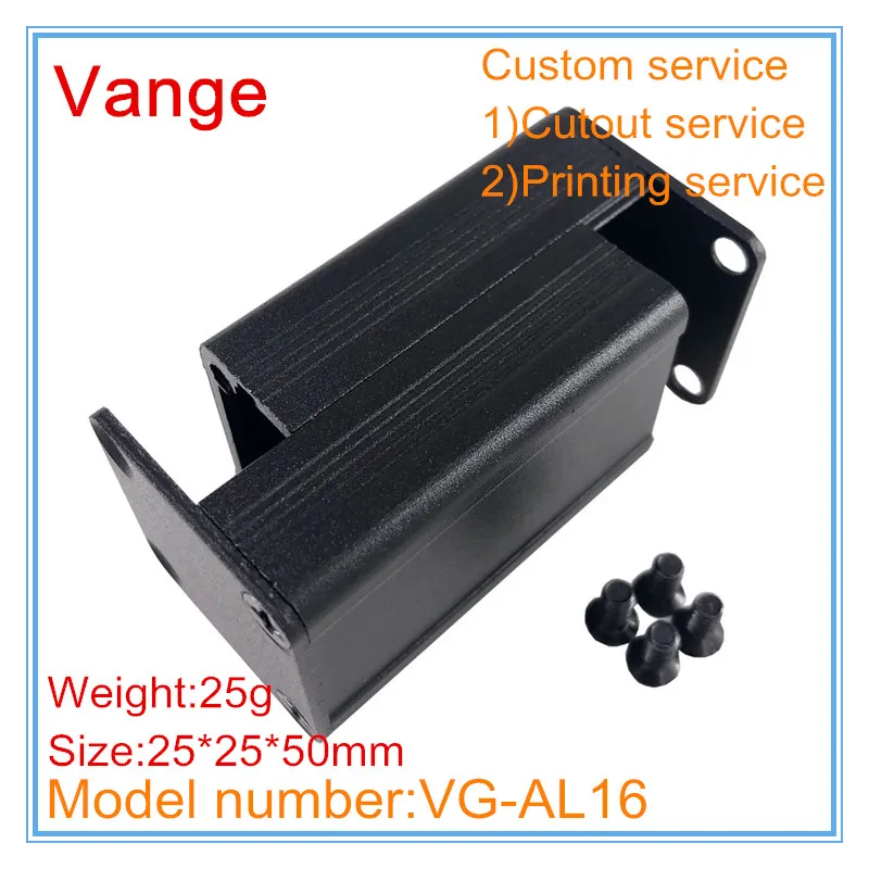 1 шт./лот разделенные пресс-формы экструзионные коробки 25*25*100 мм 6063-T5 алюминиевые