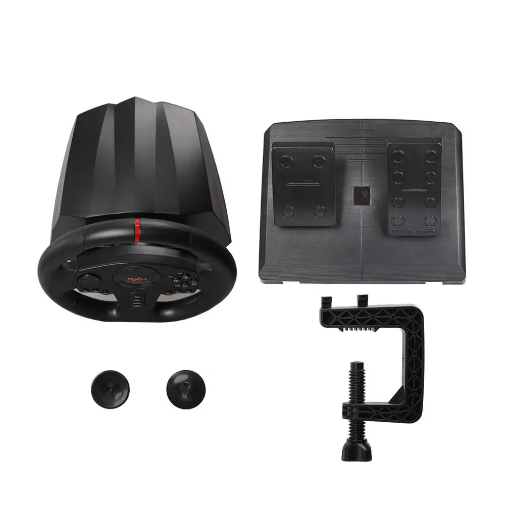 Игровой контроллер на руль с поворотом 900 ° Вибрирующая Видеоигра для ПК PS 3/4 Xbox One