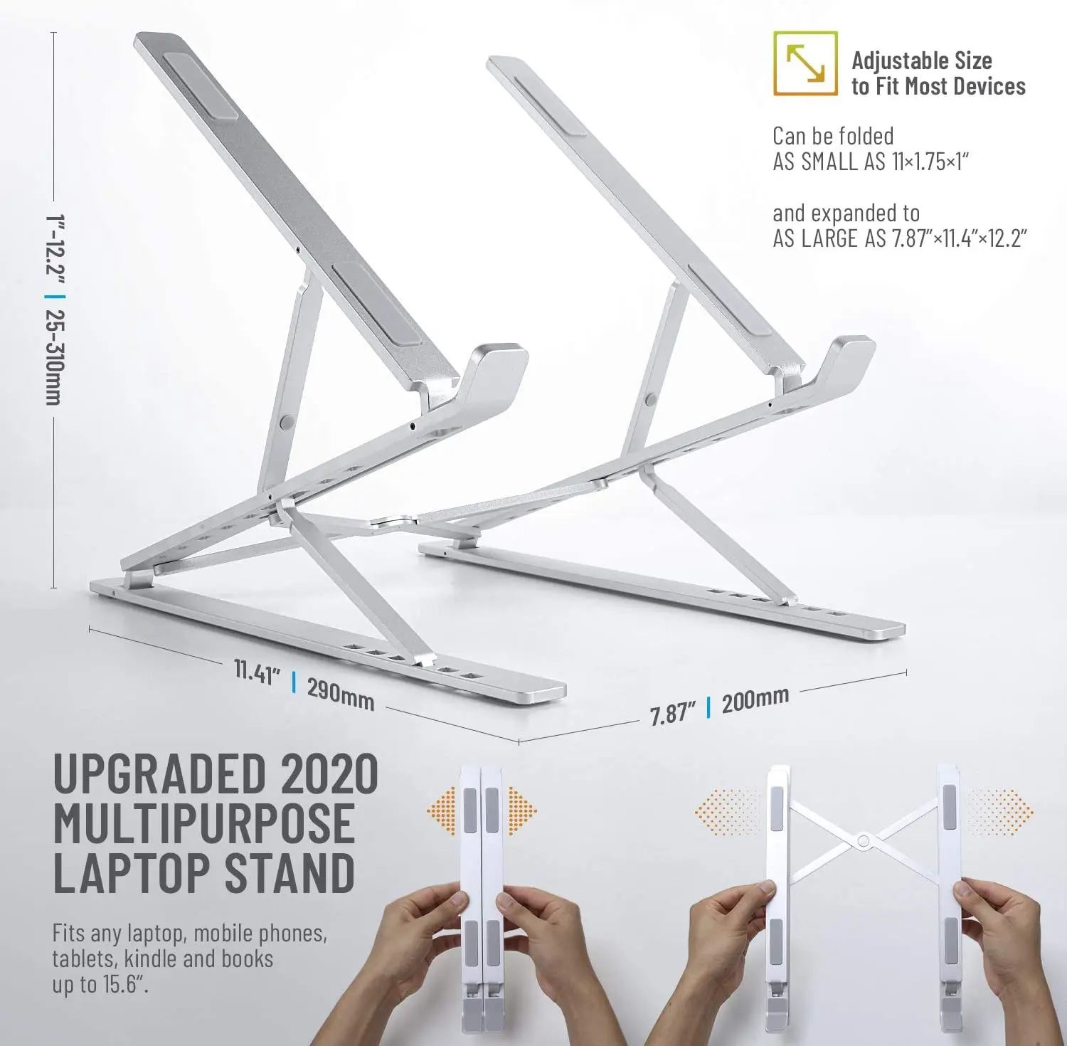 портативный 2 слои высота рег