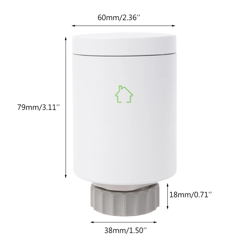 

HY368 Wifi Zigbee3.0 TRV Thermostat - Valve Thermostatic Radiator Controller Heater Google-Home Alexa Voice & APP Remote