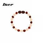 LUER Детский Взрослый янтарный браслетнатуральный Балтийский Янтарныйдетский янтарный браслет для мальчиков и девочек Лучший женский подарокбижутерия