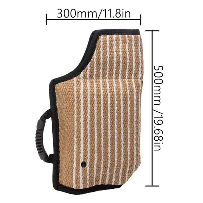 

Strong Jute Dog Bite Sleeve Tug Work Puppy Training Playing Chewing Toy Hand Glove for Training Schutzhund K9 Rottweiler