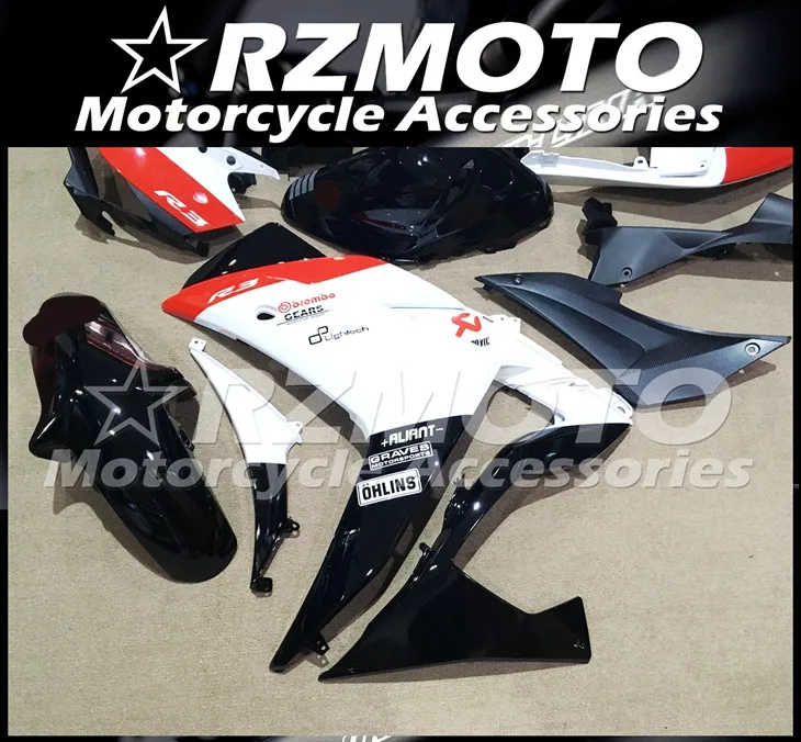 Новый комплект обтекателей для мотоциклов из АБС пластика YAMAHA YZF R25 R3 2015 2019 года