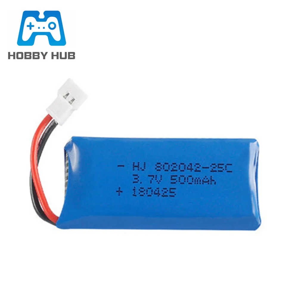 3.7V 500mah Lipo Battery For Udi U816A U941 U927 H43 wifi818 JXD385 H107 V252 F186 lithium battery 802042 | Игрушки и хобби
