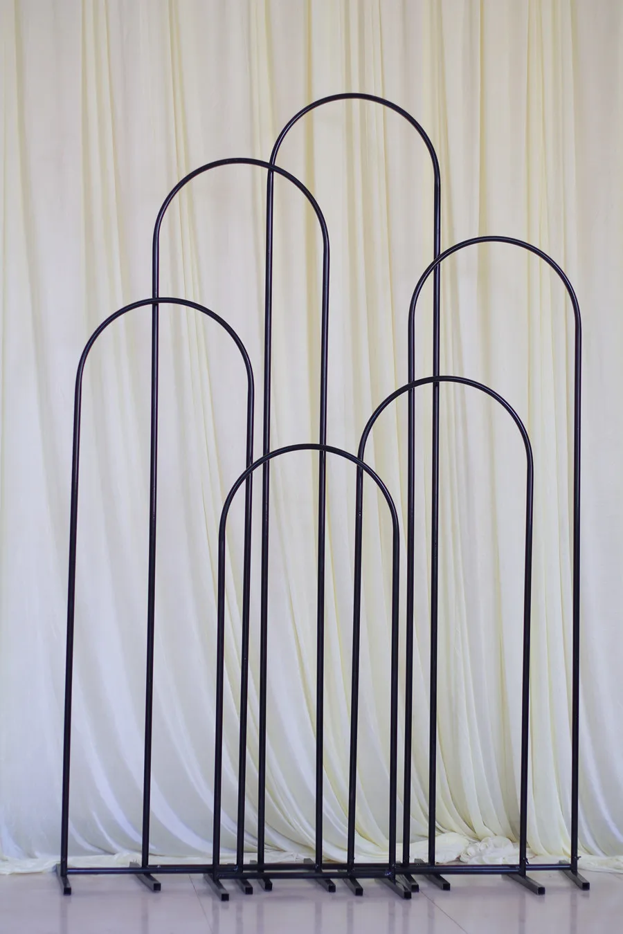 

6PCS Grand-Event Stage Iron Rack Archway Props Fame Wedding Party Birthday Backdrops Arch Billboard Stand For Flowers Balloons