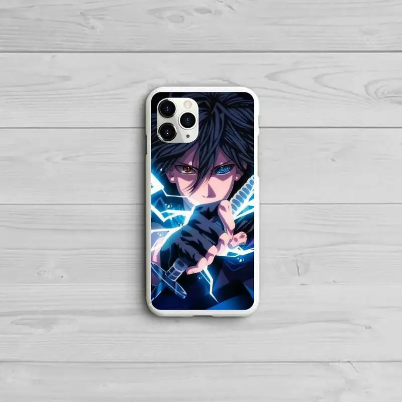 

naruto Pain Uchiha Sasuke Uzumaki Phone Case Candy Color White for iPhone 11 pro XS MAX 8 7 6 6S Plus X 5S SE 2020 XR