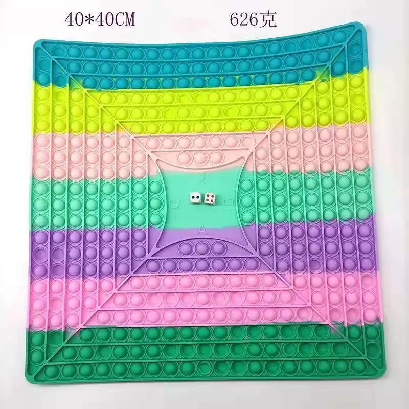 

40cm Simple DimpleFidget Reliver Stress Toy Rainbow Push is Bubble Antistress Toys Adult Children Sensory Toy To Relieve Autism