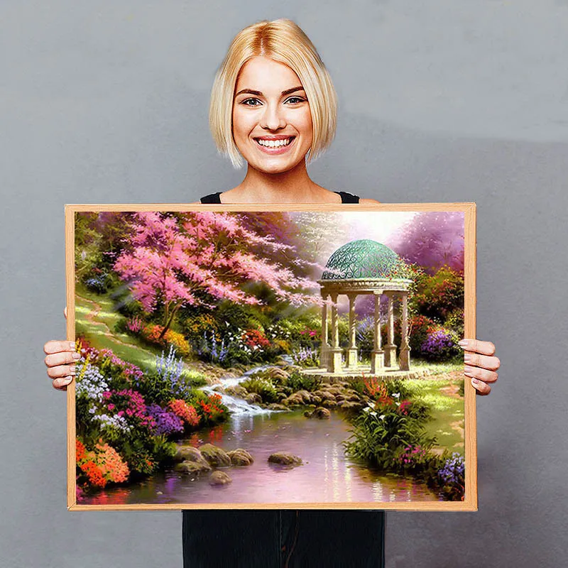 5d Вышивка крестиком в виде пейзажа Новые поступления набор для алмазной живописи