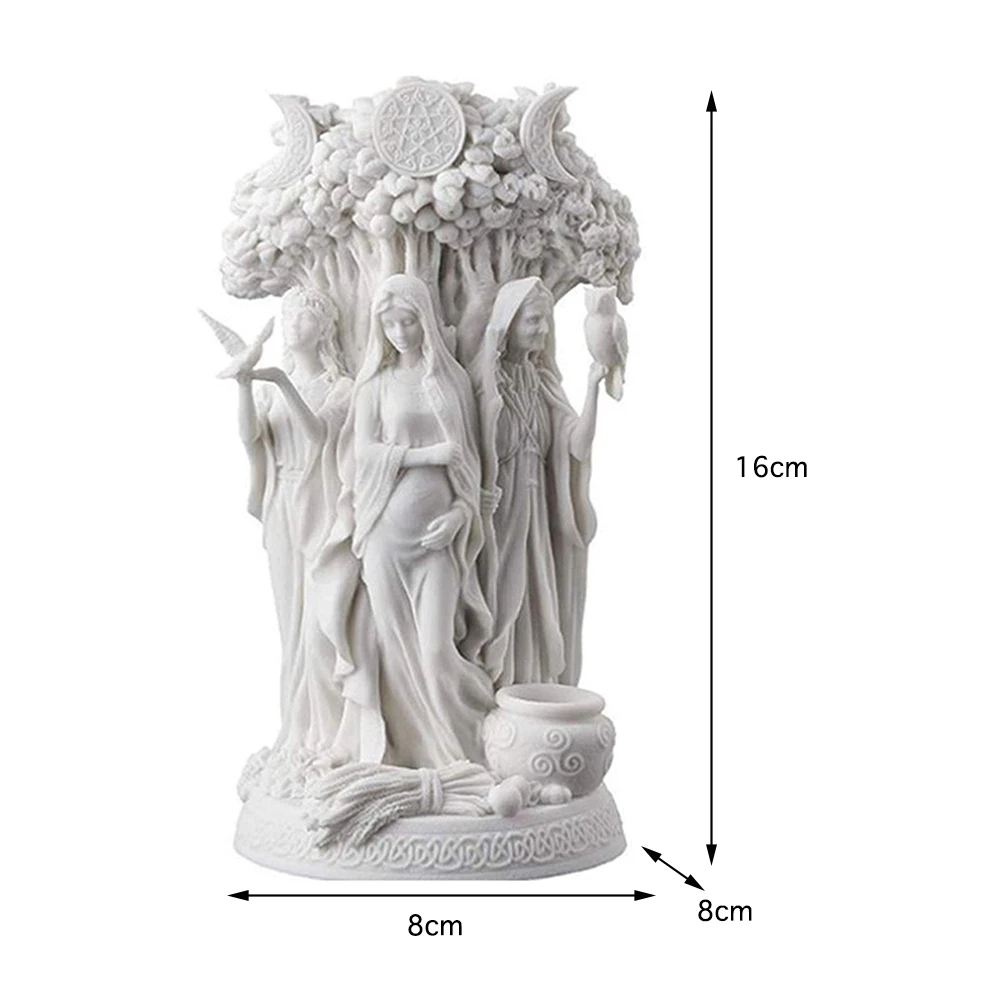 Статуя богини из смолы греческая религия кельтская Статуэтка данду литой