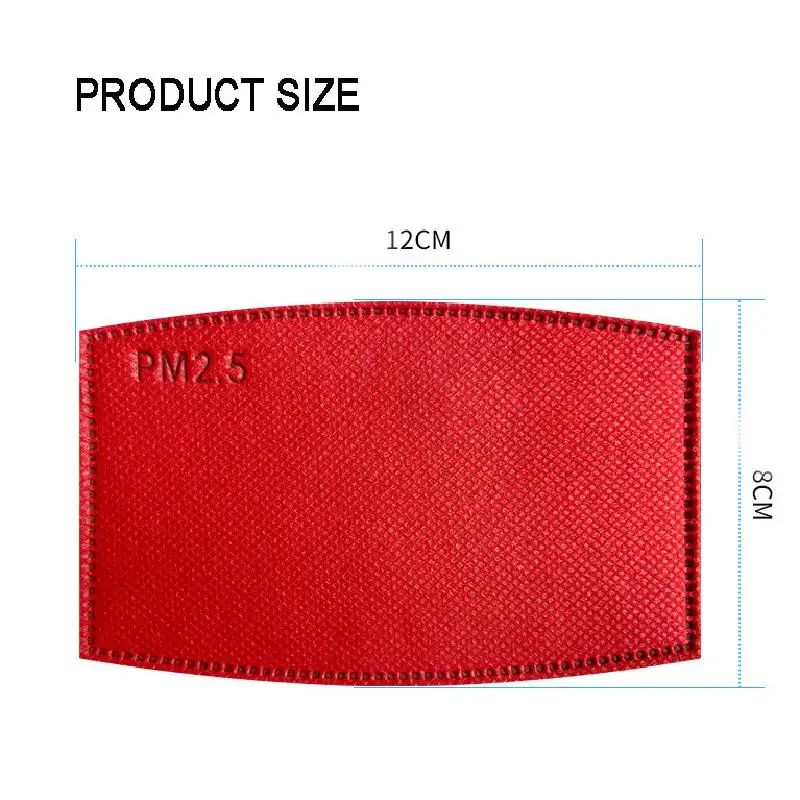 

Pm2.5 Filter Piece Activated Carbon Mask Filter Piece 5-layer Protection Disposable Gasket Color Filter Dust Prevention 50 Pcs