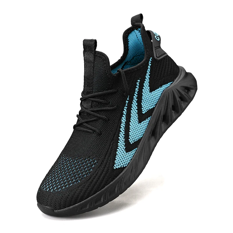 

Fashion Men's Sneakers Breathable Mesh Mesh Running Shoes Lightweight Lace-up Male Sneakers Comfortable Outdoor Sports Gym Shoes