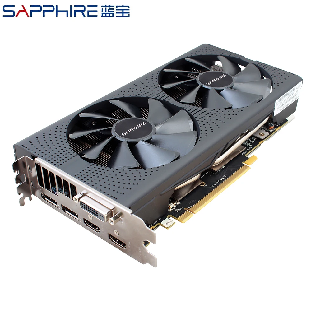 Графическая карта AMD Radeon SAPPHIRE RX580 8 ГБ GDDR5 игровые видеокарты для ПК RX 580 256 бит