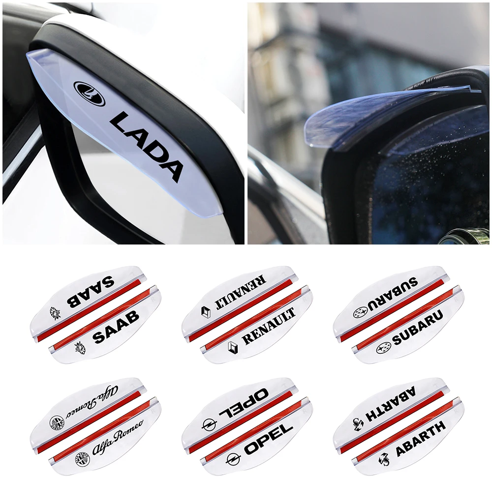 

Driving Safety Car Rain Brow Rearview Mirror Rain Water Rainproof Eyebrow Cover Side Shield for Mazda Axela Atenza Mazdaspeed
